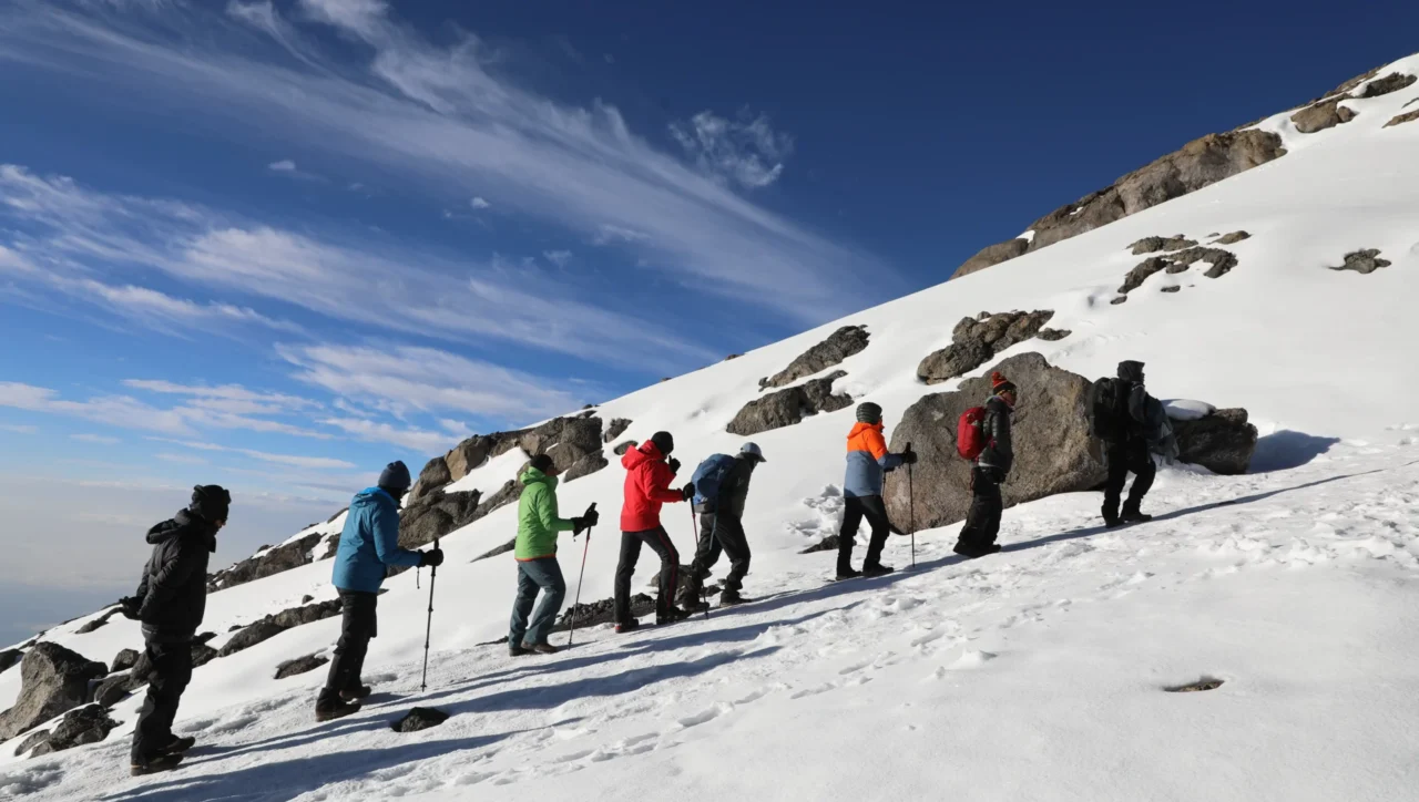 Climbing kilimanjaro